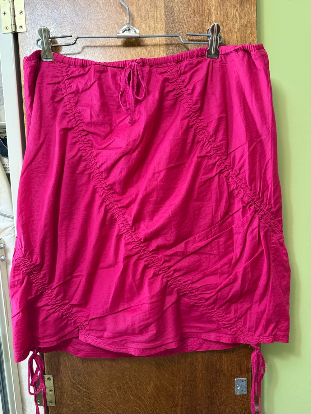 ATHLETA Bright Fuchsia Drawstring Skirt